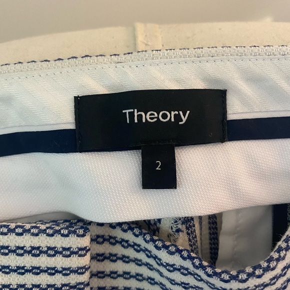 THEORY capris striped pants - Picture 3 of 4